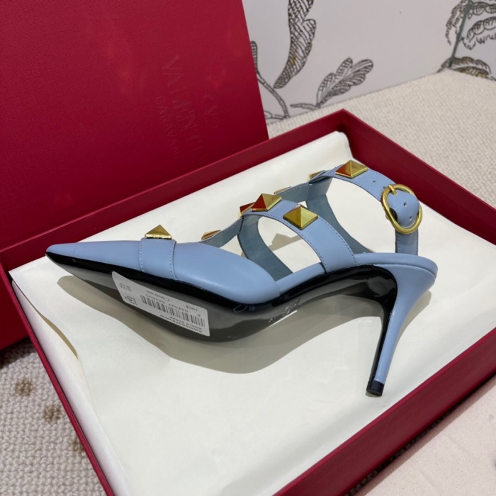 Valentino Roman Stud Calfskin Pumps Size 35-41 12-Color
