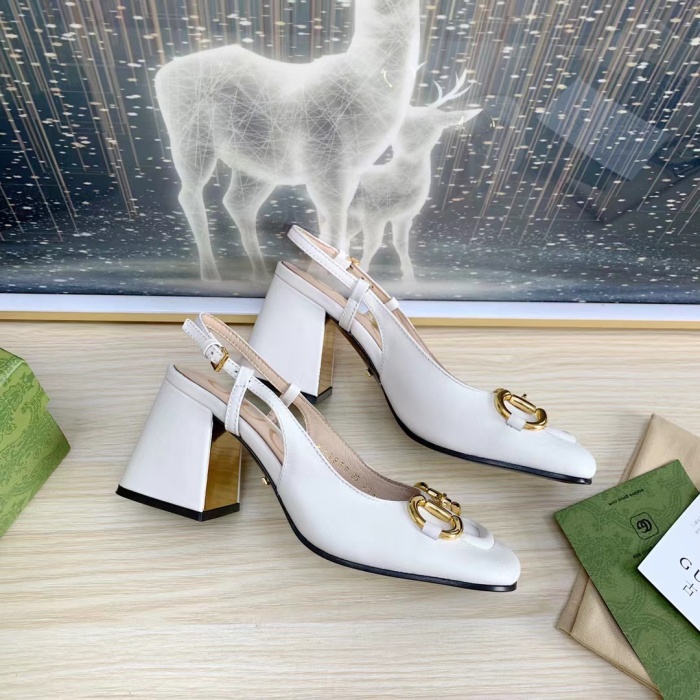 Gucci Slingback With Horsebit Pumps Size 35-41 4-Color