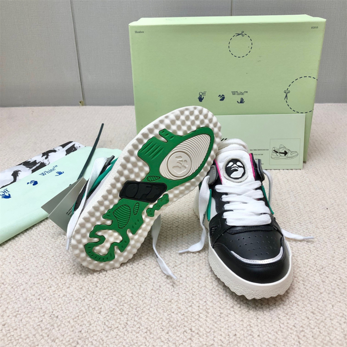 OFF White Midtop Sponge Sneaker Size 36-45   6-Color