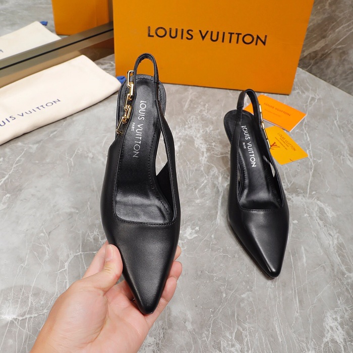 Louis Vuitton Sparkle Slingback Pumps Size 35-41 3-Color
