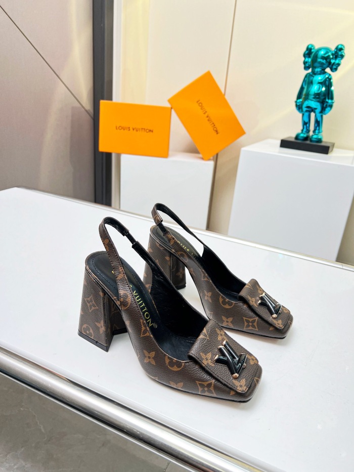 Louis Vuitton Shake Slingback Pumps Size 35-41 6-Color