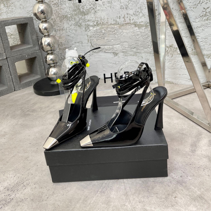 YSL Blade Slingback Pumps Size 35-39 2-Color