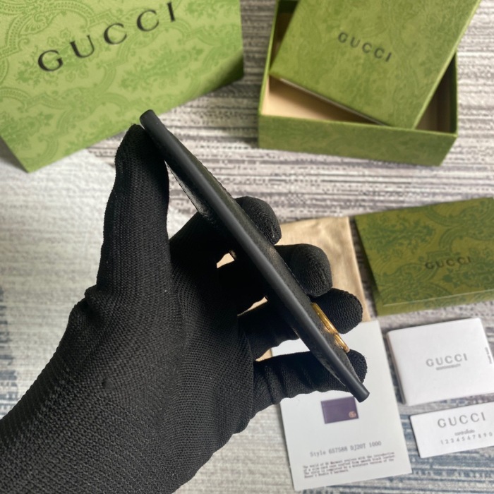 Gucci GG Marmont card case Size 11*7cm Style: 657588