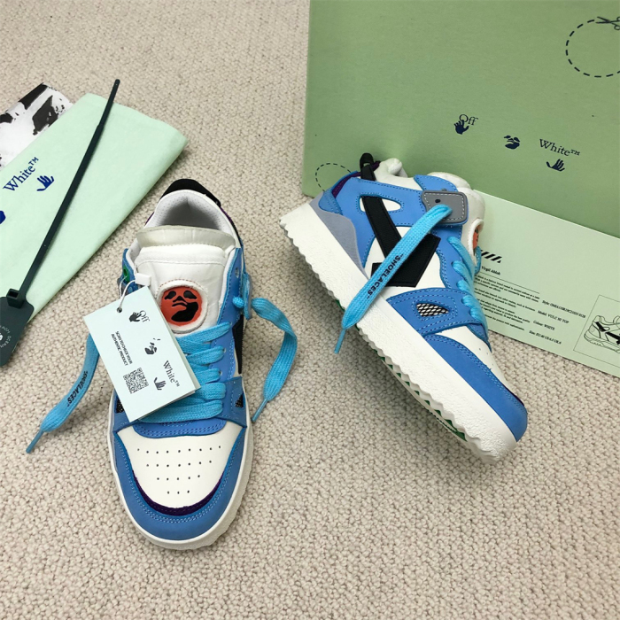 OFF White Midtop Sponge Sneaker Size 36-45   6-Color