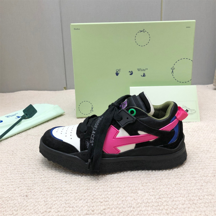 OFF White Midtop Sponge Sneaker Size 36-45   6-Color