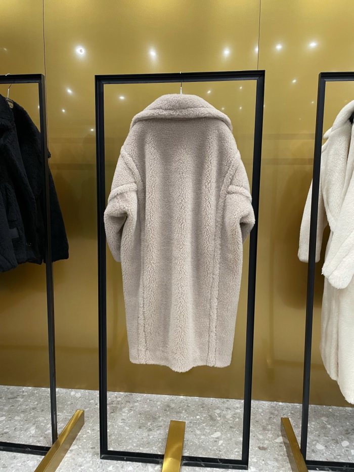Max Mara Teddy fur long coat Size XS-M
