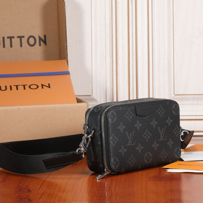 Louis Vuitton M81260 Alpha Wearable Wallet Men Bags Size 18.5*11*6.5cm