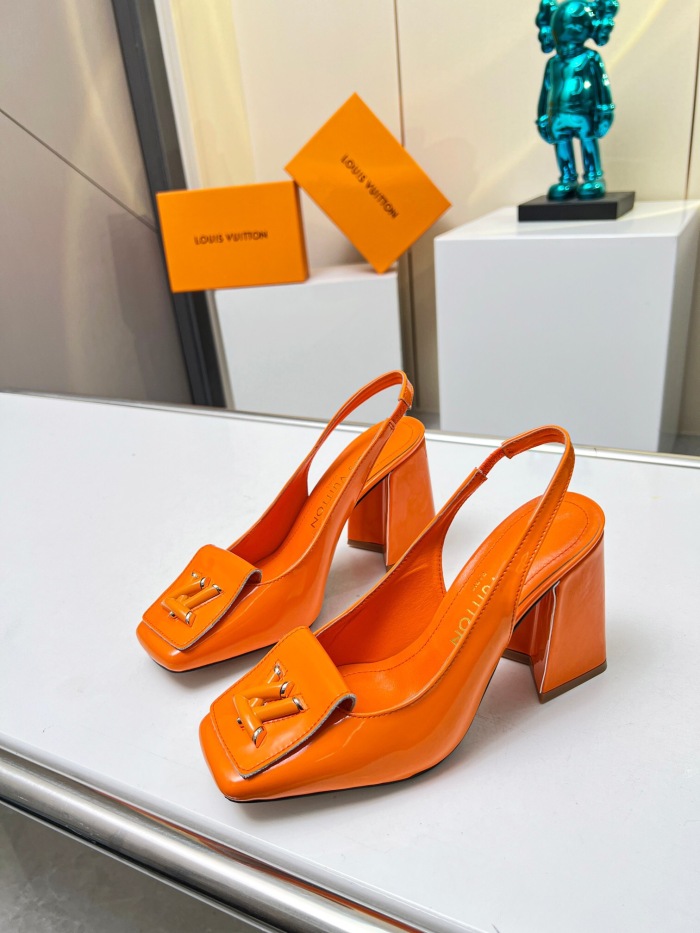 Louis Vuitton Shake Slingback Pumps Size 35-41 6-Color