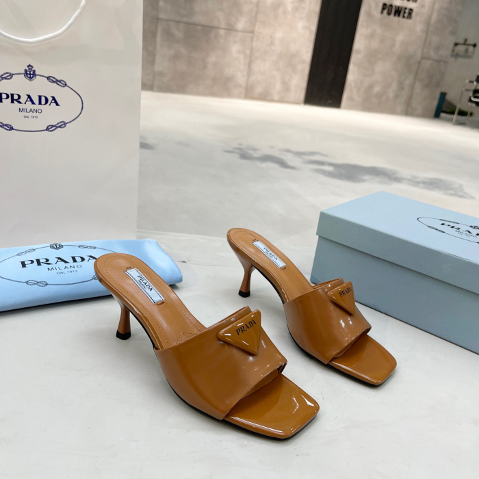 Prada Brushed Leather Pumps  Size 35-41 6-Color