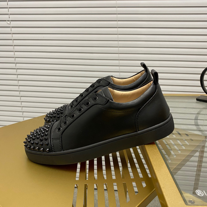 Christian Louboutin Louis Junior Spikes Sneaker Size 36-46  10-Color