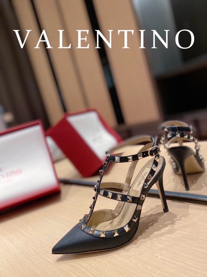 Valentino Rockstud Ankle Strap Pumps Size 35-41 11-Color