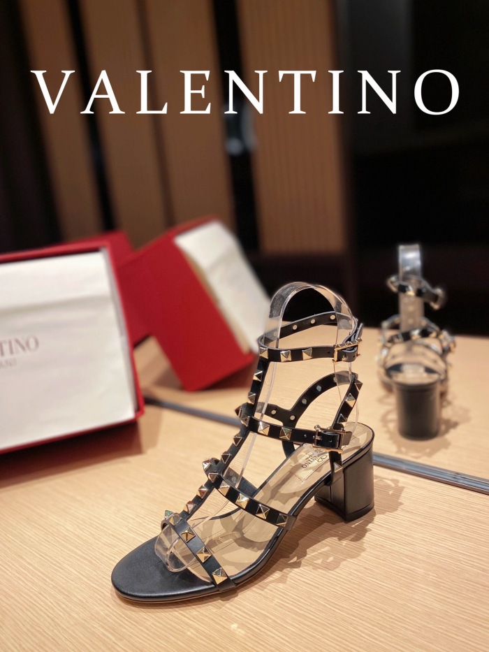 Valentino Rockstud Calfskin Ankle Strap Pumps Size 35-41 6-Color