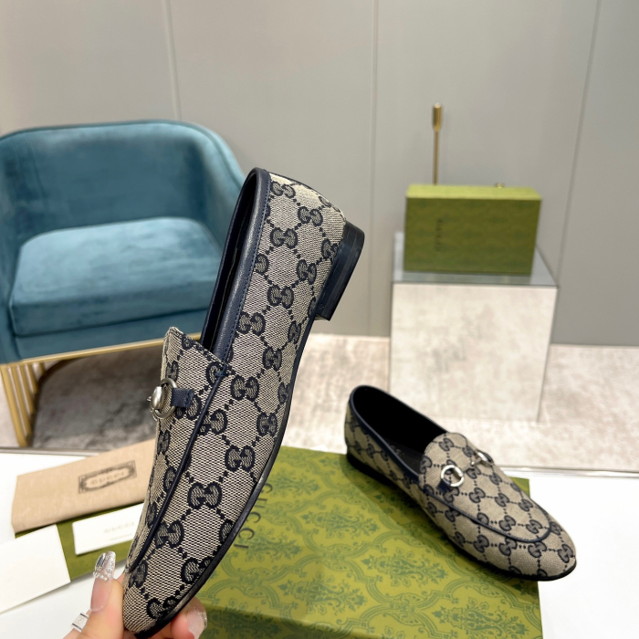 Gucci Jordaan GG Flora Loafers Size 35-41 5-Color