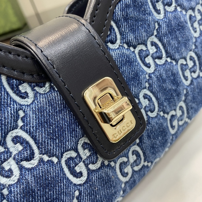 Gucci GG 786015 Moon side Women Shoulder Bags Size 24*12*5cm