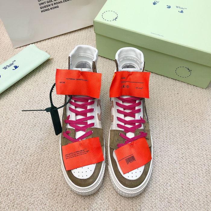 OFF White 3.0 Off Court Suede Canves Sneaker Size 35-45   11-Color