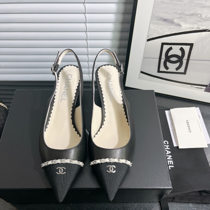 Chanel Slingbacks Pumps Size 35-41 4-Color