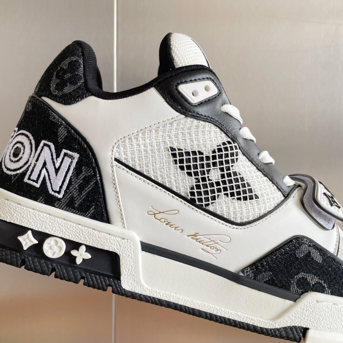 Louis Vuitton LV Trainer Velcro Strap Sneaker Size 39-45  5-Color