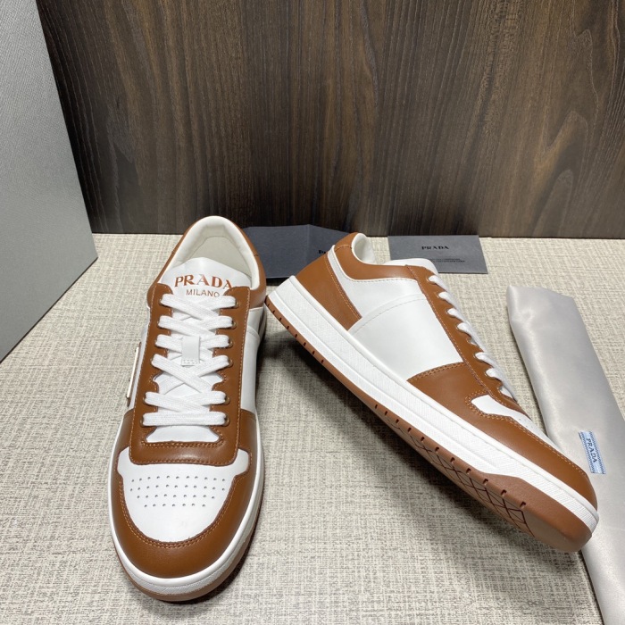 Prada Downtown Leather Sneaker Size 36-45   10-Color