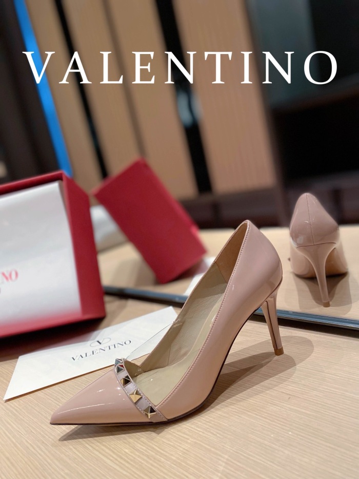 Valentino Rockstud Patent-Leather Pumps Size 35-41 3-Color
