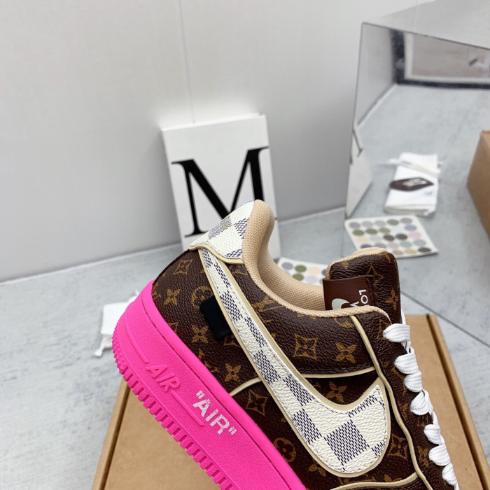 Louis Vuitton x Off White x Air Force 1 Sneaker Size 36-45   9-Color