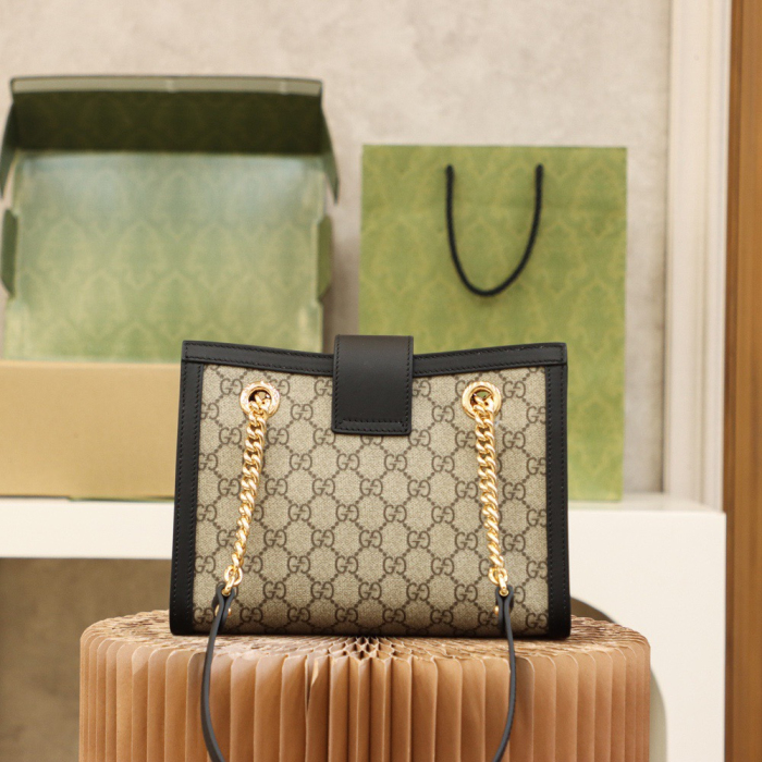 Gucci GG Supreme Padlock Women Shoulder Bags Size 26*18*10cm