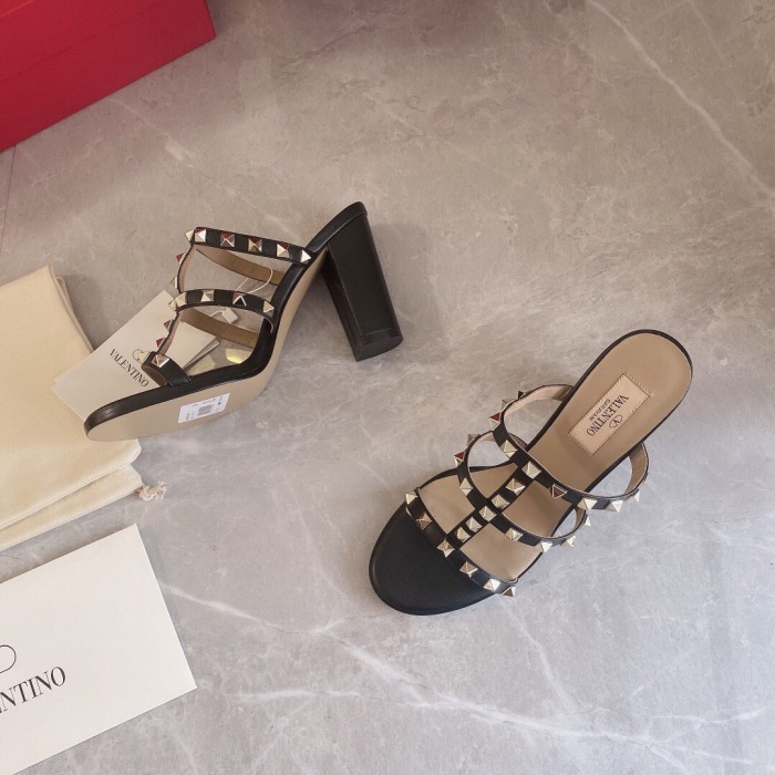 Valentino Rockstud Calfskin Leather Pumps Size 35-41 5-Color