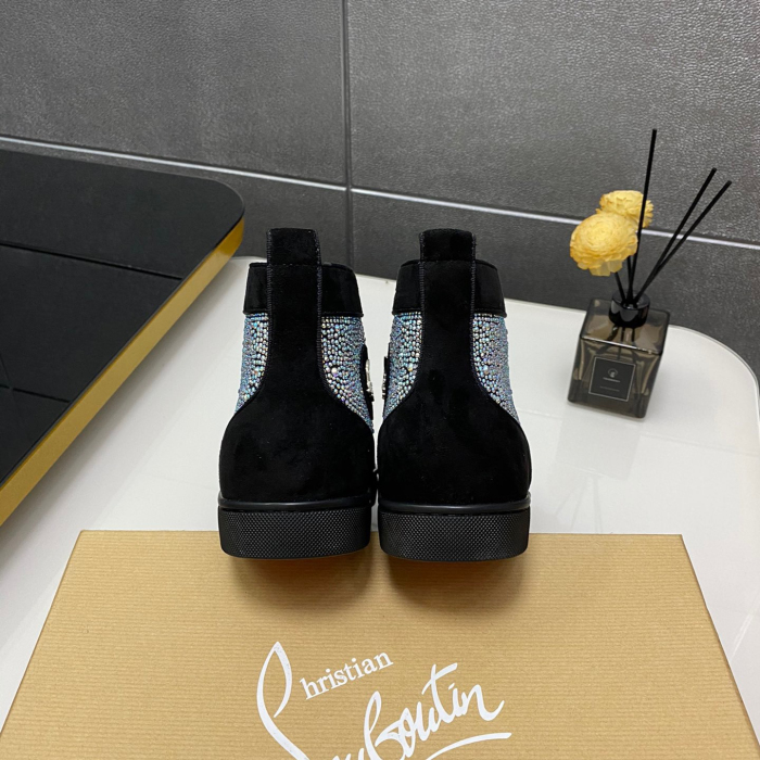 Christian Louboutin Louis High-Top Sneaker Size 36-46  10-Color