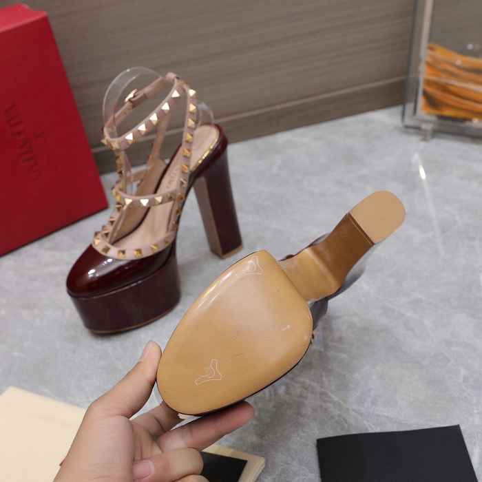 Valentino Rockstud Platform Pumps Size 35-41 6-Color