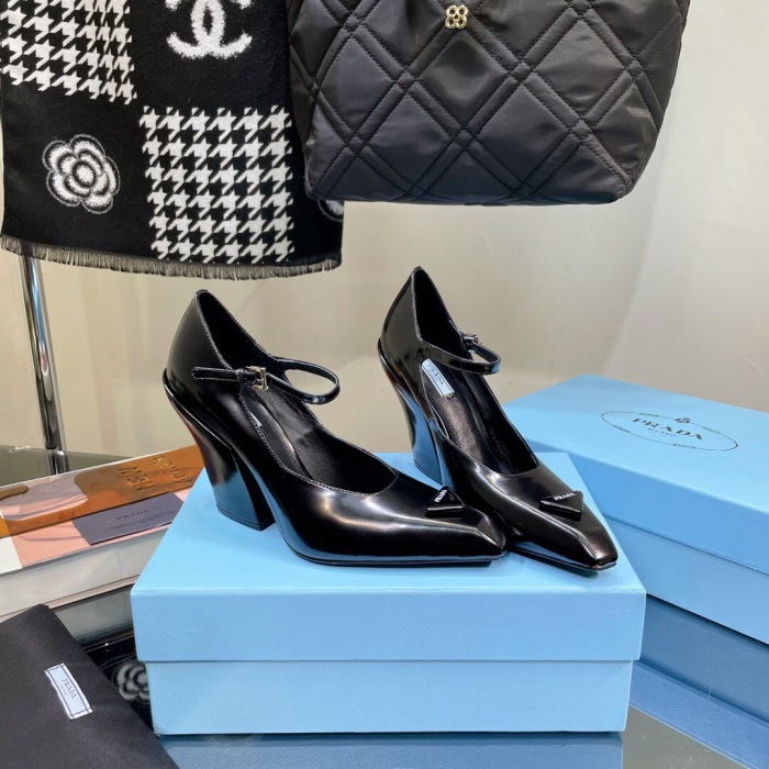 Prada Brushed Leather Pumps Size 35-41 5-Color