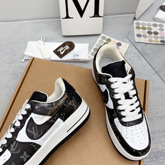 Louis Vuitton x Off White x Air Force 1 Sneaker Size 36-45   9-Color
