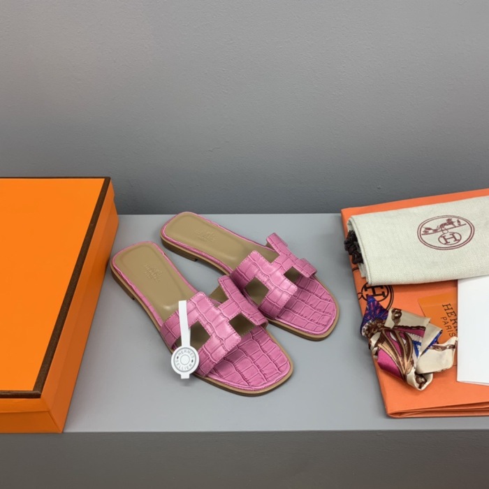Hermes Oran Slippers Size 35-41  9-Color