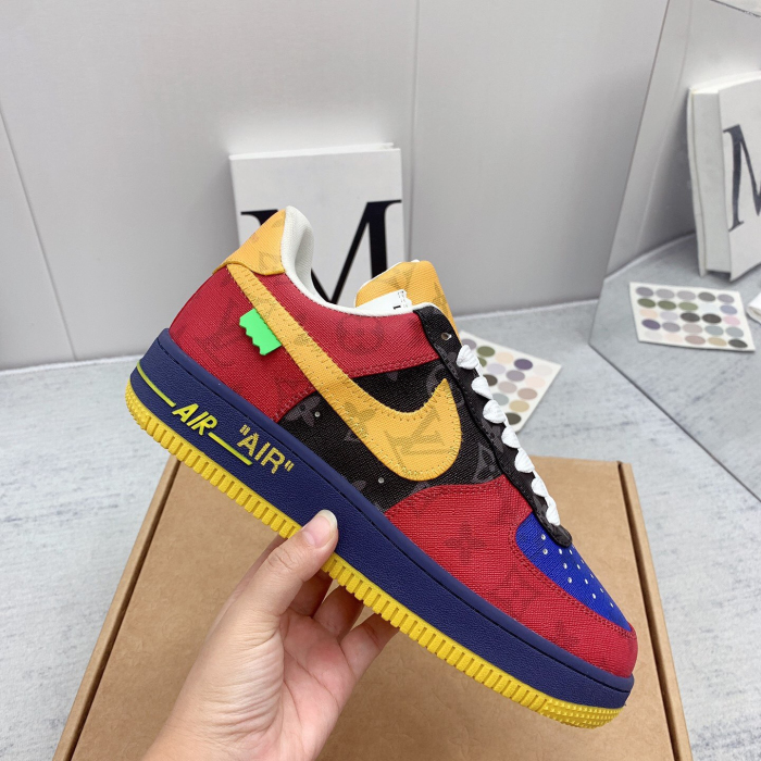 Louis Vuitton x Off White x Air Force 1 Sneaker Size 36-45   9-Color