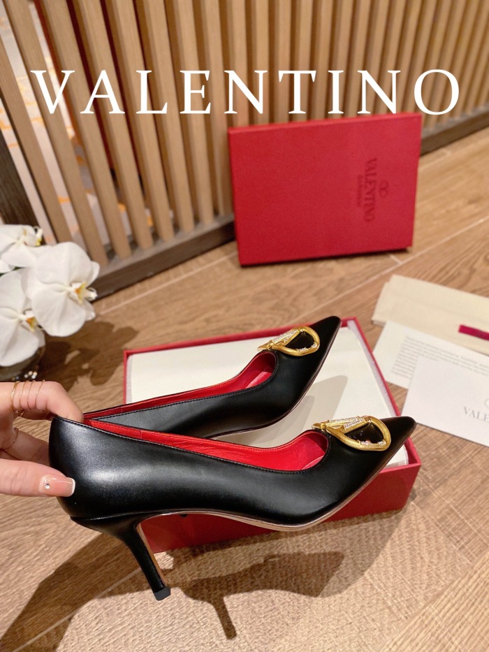 Valentino Vlogo Signature Slingback Pumps Size 35-41 4-Color