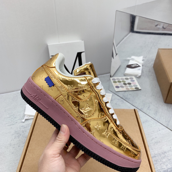 Louis Vuitton x Off White x Air Force 1 Sneaker Size 36-45   9-Color