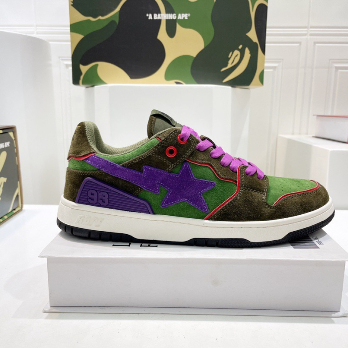 Bape SK8 STA Sneaker Size 36-45   5-Color