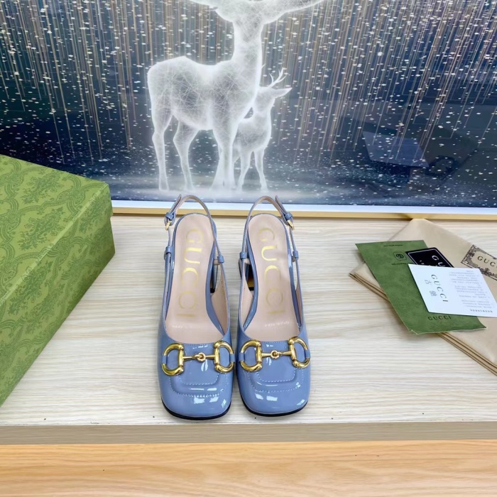 Gucci Slingback With Horsebit Pumps Size 35-41 7-Color