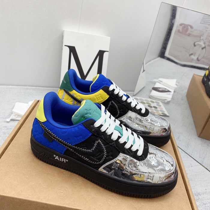Louis Vuitton x Off White x Air Force 1 Sneaker Size 36-45   9-Color