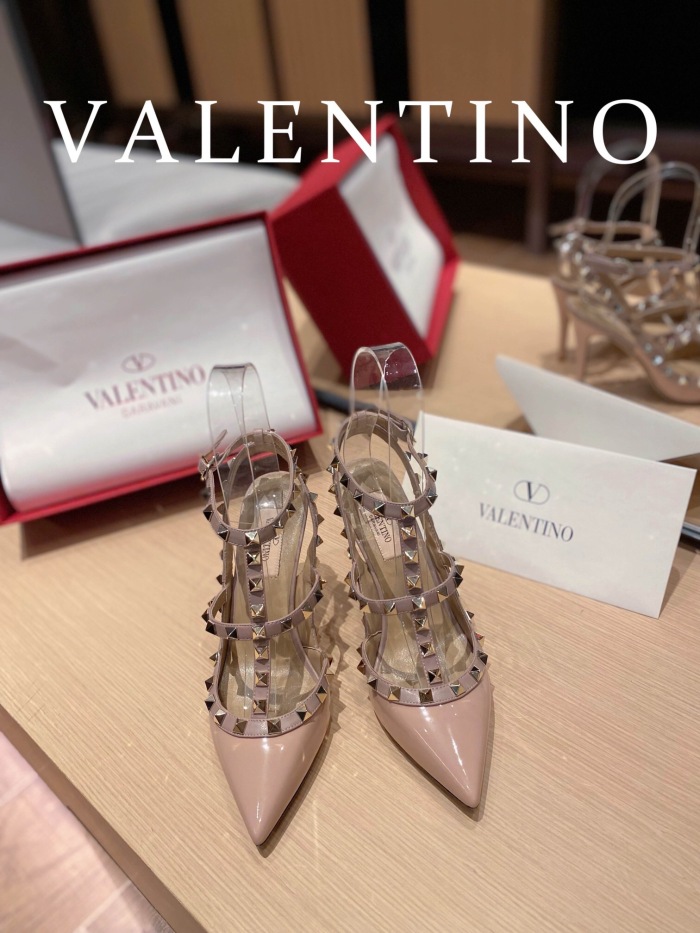 Valentino Rockstud Ankle Strap Pumps Size 35-41 11-Color