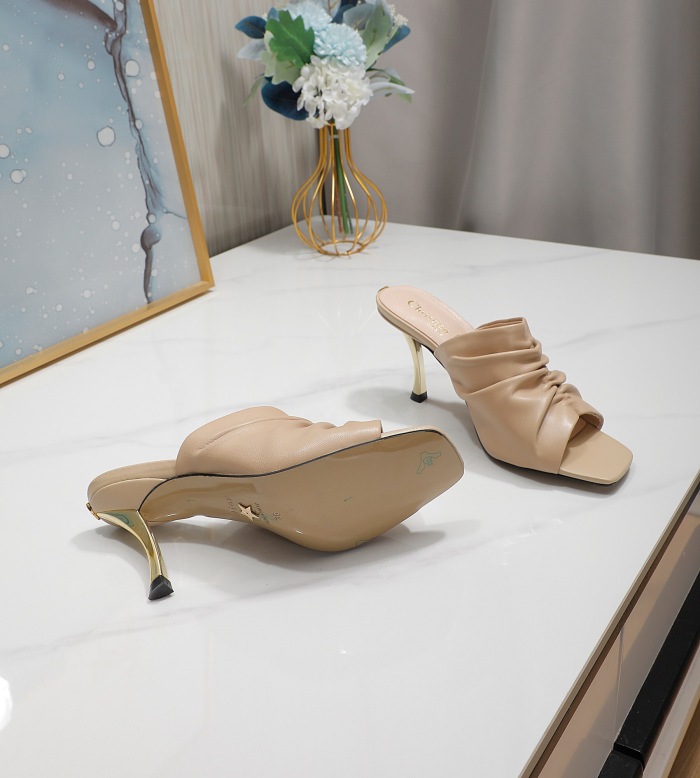 Dior D-Fame Heeled Sandal Pumps Size 35-41 5-Color