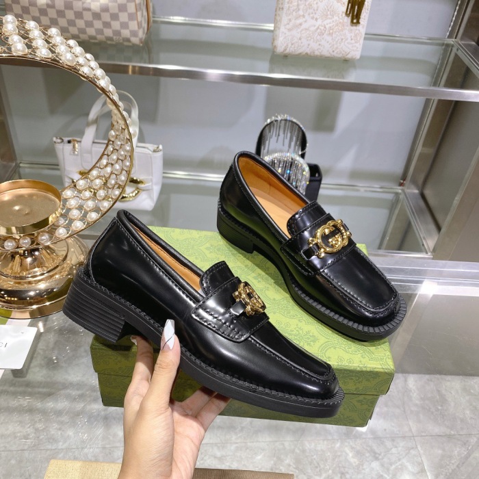 Gucci Loafers with Interlocking G Size 35-41 3-Color