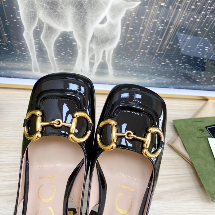 Gucci Slingback With Horsebit Pumps Size 35-41 7-Color