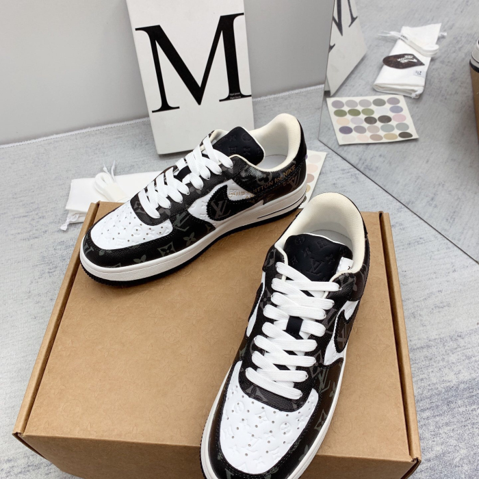 Louis Vuitton x Off White x Air Force 1 Sneaker Size 36-45   9-Color