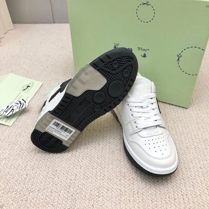OFF White Out of Office Calf Leather Sneaker Size 35-45   8-Color