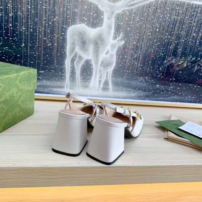 Gucci Slingback With Horsebit Pumps Size 35-41 4-Color