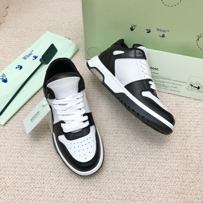 OFF White Out of Office Calf Leather Sneaker Size 35-45   6-Color
