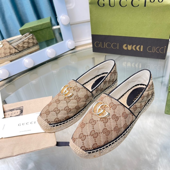 Gucci Espadrille with Double G Size 35-41 2-Color