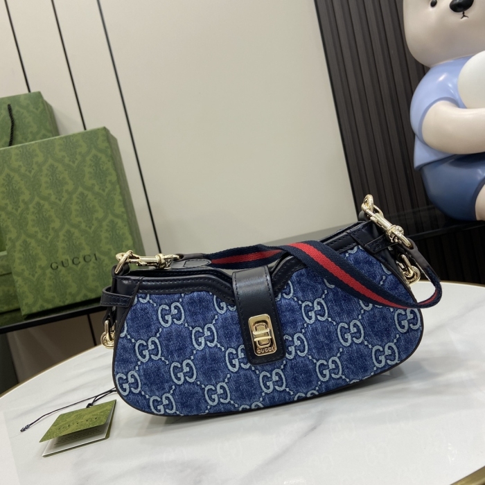 Gucci GG 786015 Moon side Women Shoulder Bags Size 24*12*5cm