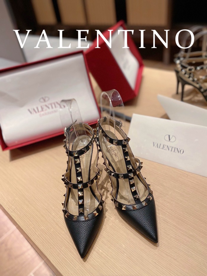 Valentino Rockstud Ankle Strap Pumps Size 35-41 11-Color