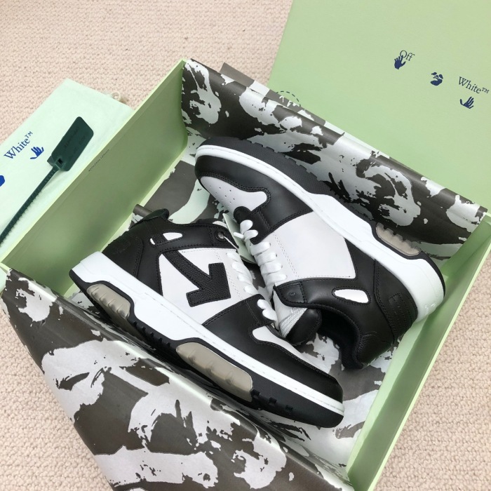 OFF White Out of Office Calf Leather Sneaker Size 35-45   6-Color