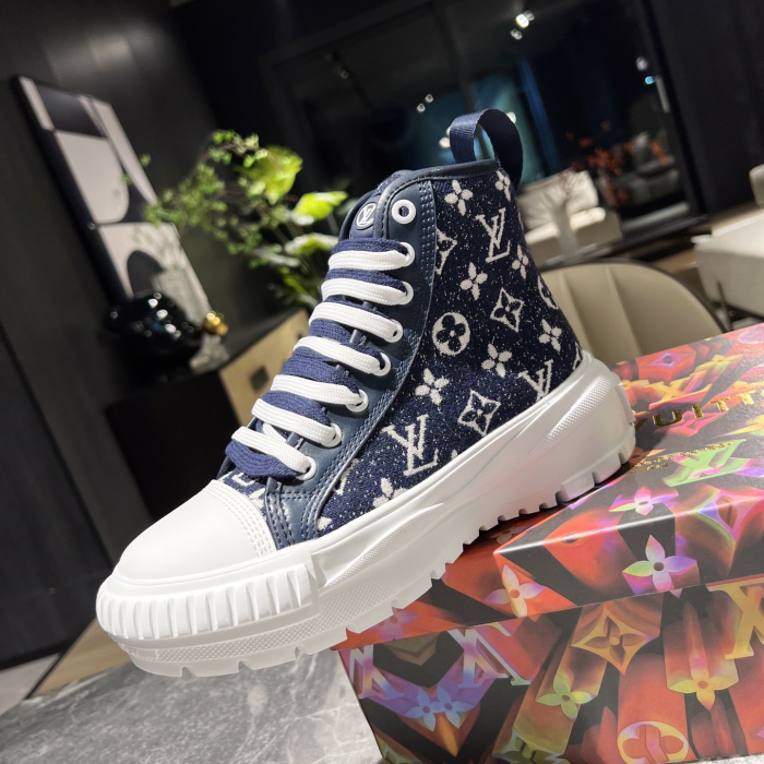 Louis Vuitton Squad High Top Sneaker Size 35-40  2-Color